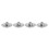 Charnière de douche biseautée 110x70x27mm 8-12mm inox 12
