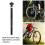 LUNJE tige de selle 27,2400 mm réglable noire 4