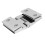 Charnière de douche biseautée 110x70x27mm 8-12mm inox 13