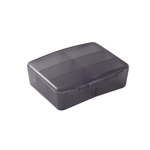 Scatola per pillole a 6 scomparti Blu/Nero, 13,3  10,6  4 cm 2