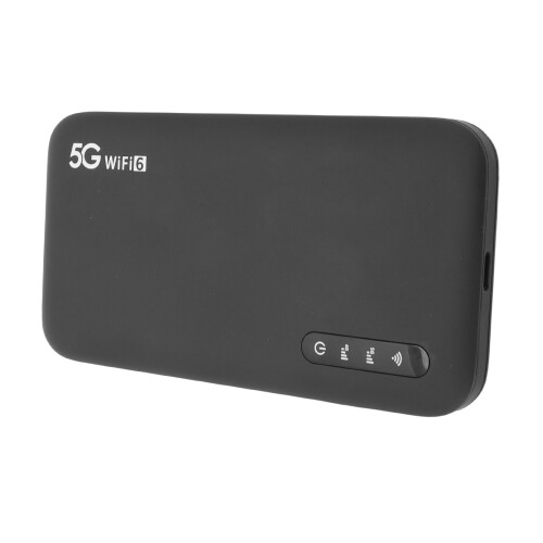 5G Mobile Hotspot WiFi 6 Portable Router with SIM Card Slot for Home and Travel Use Support 16 Devices 6100mAh Battery