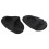 Couvre-orteils de vélo noirs réglables 57,0 g demi 2