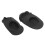 Couvre-orteils de vélo noirs réglables 57,0 g demi 13