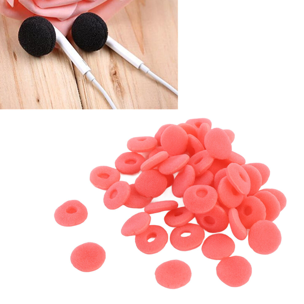 50Pcs Foam Earbuds Cover 15Mm Sponge Earbuds Replacement Ear Pads Tips Protector For Mp3 Mp4 Tablets Earphones Red 8251322730188