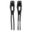 Attelle de poignet en forme de U TFCC, réglable, PU noir 15