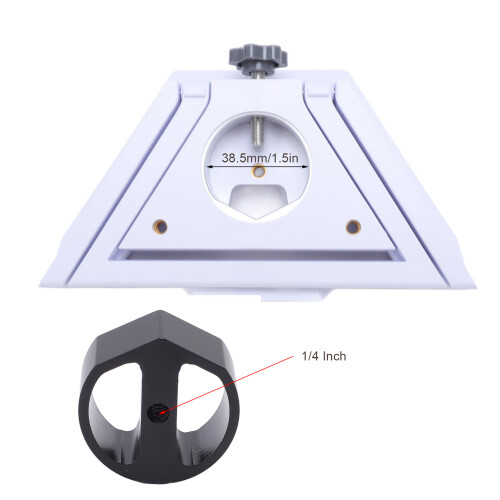 Support de parabole satellite 2 en 1 38.5mm Noir 1