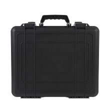 Satellite Hard Carrying Case ABS EVA Satellite Dish Storage Travel Case with Precisely Cut Foam 9.8FT Car Charger TO DC Power Cord