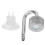 Atomizzatore CO2 in lega di alluminio argento 0,9 oz/26 g 2