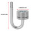 Atomizzatore CO2 in lega di alluminio argento 0,9 oz/26 g 8