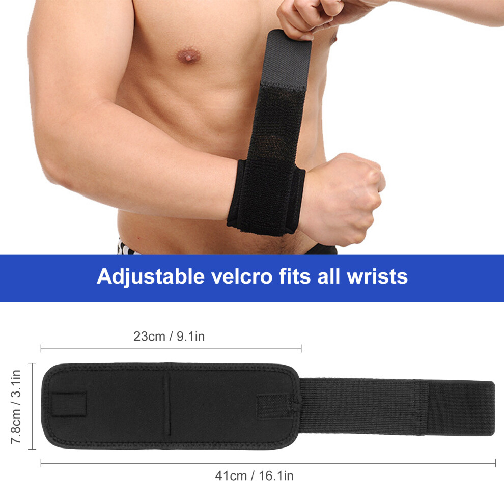 Wrist Support Brace Wrist Stabilizer Adjustable Wrist Bandages Protector Left and Right Hand Wrist Wraps for Fitness Office Pain Relief