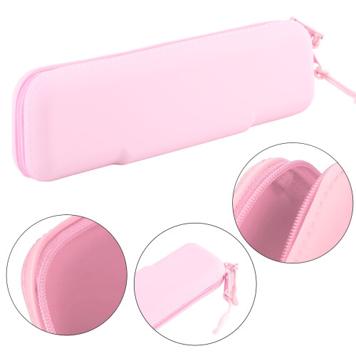 Mini Pen Sil. Trousse à crayons 74.0g 20x4.9x2.5cm Rose 2