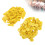 100 pezzi di etichette auricolari vuote taglia 1 TPU giallo 6