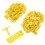100 pezzi di etichette auricolari vuote taglia 1 TPU giallo 13