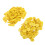 100 pezzi di etichette auricolari vuote taglia 1 TPU giallo 15