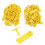 100 pezzi di etichette auricolari vuote taglia 1 TPU giallo 14