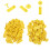 100 pezzi di etichette auricolari vuote taglia 1 TPU giallo 3