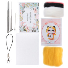 Kit di feltro ad ago Piccolo Tigre Un set di lana