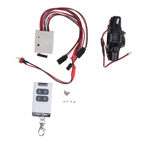 Verricello RC in alluminio da 12-15 libbre con telecomando per modelli in scala 1:10-1:8 1