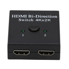 BiDirection 4K HDMI Schalter-Splitter, Version 2.0, 5,1 Gbps, 25m Kabel