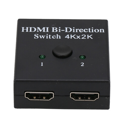 BiDirection 4K HDMI Schalter-Splitter, Version 2.0, 5,1 Gbps, 25m Kabel