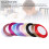 10 pezzi, nastro da regalo multicolore largo 0,6 cm, lungo 22 m 9