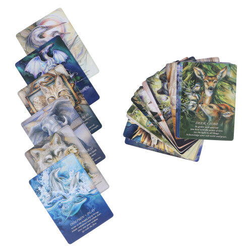 Cartes Oracle des Esprits des Animaux 10,5  7 cm 2