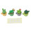 4 pièces de mini cactus en résine, décoration de bureau 16