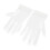 1 paire de gants de mariée en maille blanche perlée 15