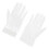 1 paire de gants de mariée en maille blanche perlée 12