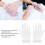 1 paire de gants de mariée en maille blanche perlée 5