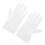 1 paire de gants de mariée en maille blanche perlée 16