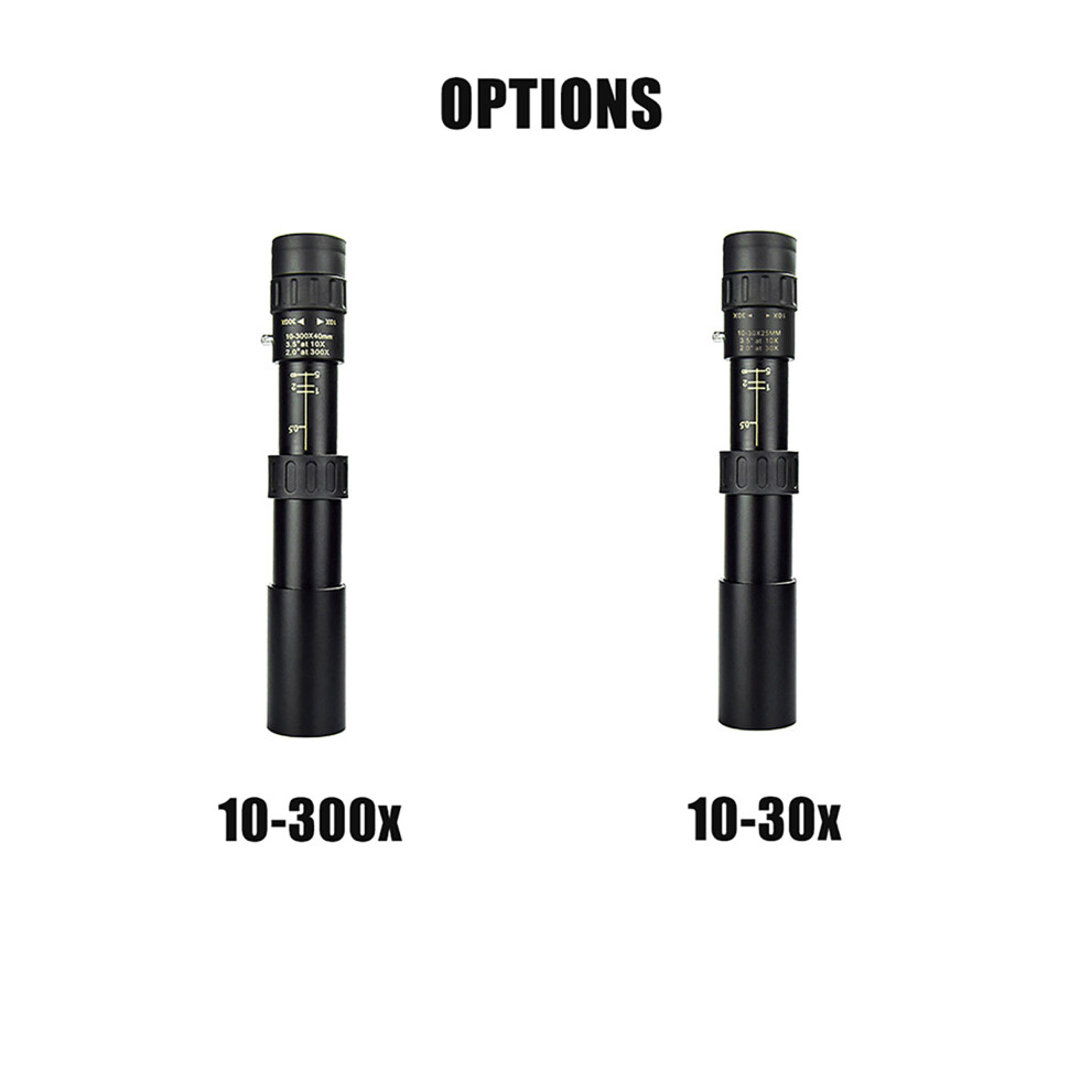 10-30040 Zoom Monocular High Definition Bak4 Prism Monocular Retractable Telescope With Lanyard Carrying Case For Travel Birding 4611322735950