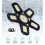 Modello 2994 2994lm 6-pannelli bianco caldo luce da garage 3