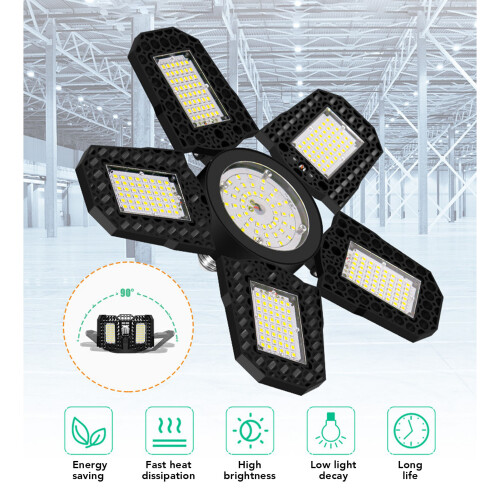Modello 2994 2994lm 6-pannelli bianco caldo luce da garage 2