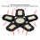 Modello 2994 2994lm 6-pannelli bianco caldo luce da garage 8