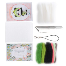 Kit di feltratura con ago 120# Bambola Avocado, 1 set
