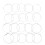 20 pezzi bracciale espandibile AntiRust 6,5 cm argento 14