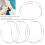 20 pezzi bracciale espandibile AntiRust 6,5 cm argento 9