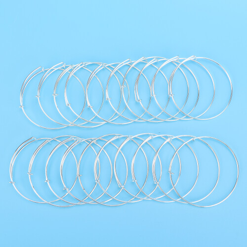 20 pezzi bracciale espandibile AntiRust 6,5 cm argento 2