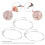 20 pezzi bracciale espandibile AntiRust 6,5 cm argento 11