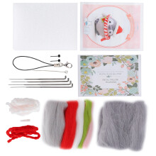 112# Energy cappello di Natale kit di feltratura con ago 1 set