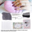 111# Energy Office Kit di feltro 1 set DG/LG/BK/W/P 8