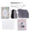 111# Energy Office Kit di feltro 1 set DG/LG/BK/W/P 16