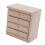 1:12 Chevet en bois de bouleau,4 tiroirs,7,6x6,8x4,5cm 14