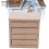 1:12 Chevet en bois de bouleau,4 tiroirs,7,6x6,8x4,5cm 5