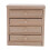 1:12 Chevet en bois de bouleau,4 tiroirs,7,6x6,8x4,5cm 3