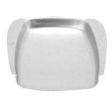 Copertura del ponte della chitarra in lega di zinco, argento, 135x125x28 mm