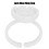 100pcs Lash Glue Holder Ring Cup Eyelash Extensions Quick Blossom Cup Lash Organizer ToolWhite 10