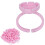 100pcs Lash Glue Holder Ring Cup Eyelash Extensions Quick Blossom Cup Lash Organizer ToolPink 15