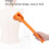 Marteau de massage en silicone pour méridiens orange 8